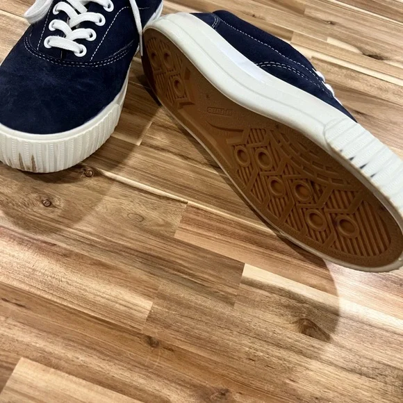 P.F. Flyers Blue and White Classic Sneakers - Picture 3 of 8